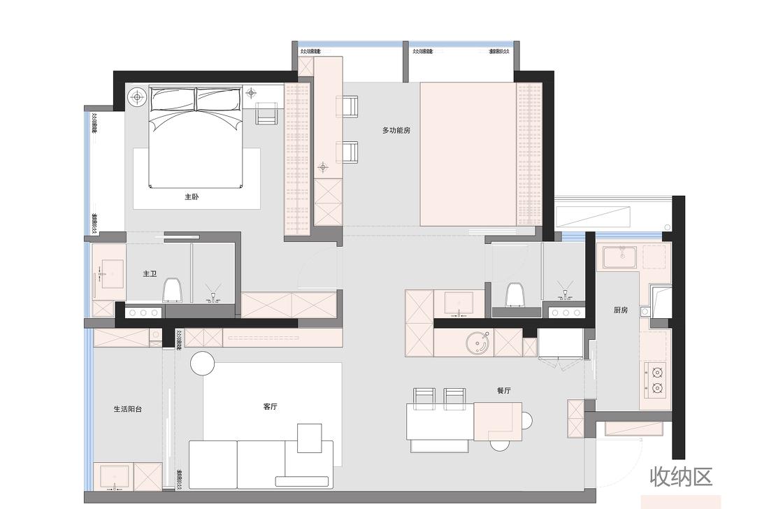 89平精装房改造-5