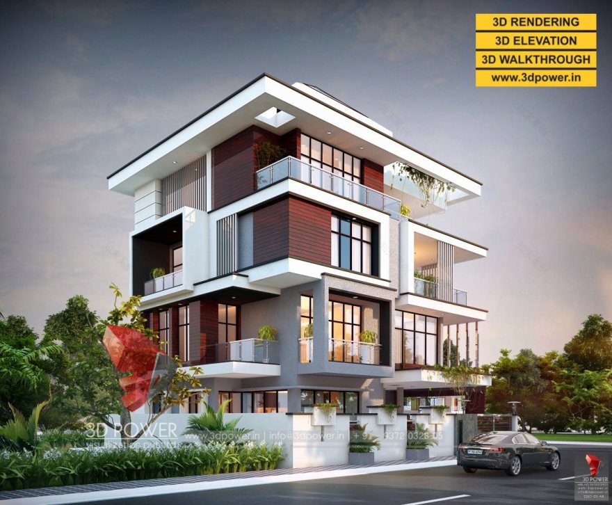 3d bungalow designs best architectural rendering services-4