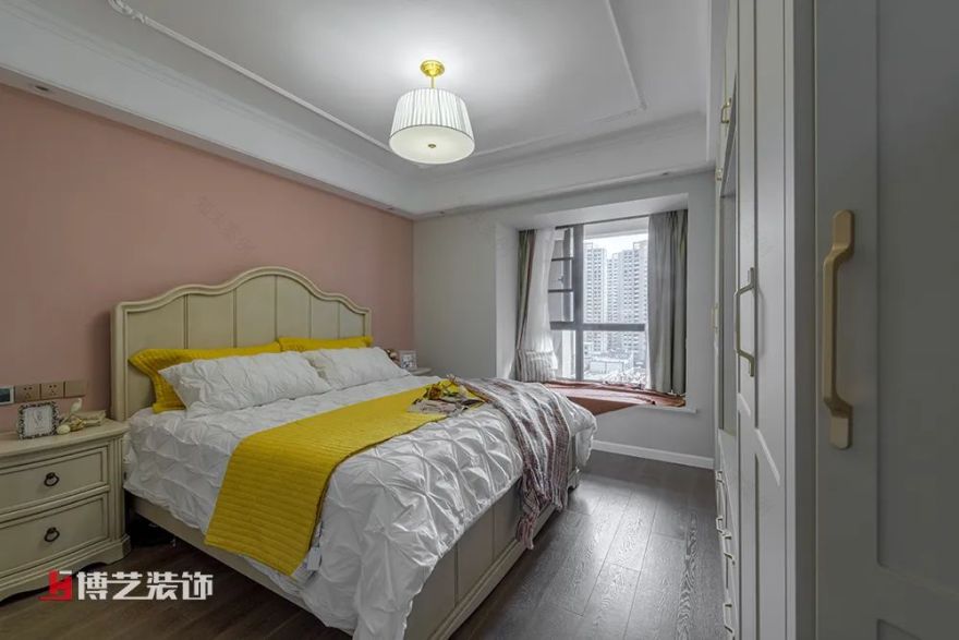 蓝调婚房 | 美式风格中的蓝粉浪漫-24