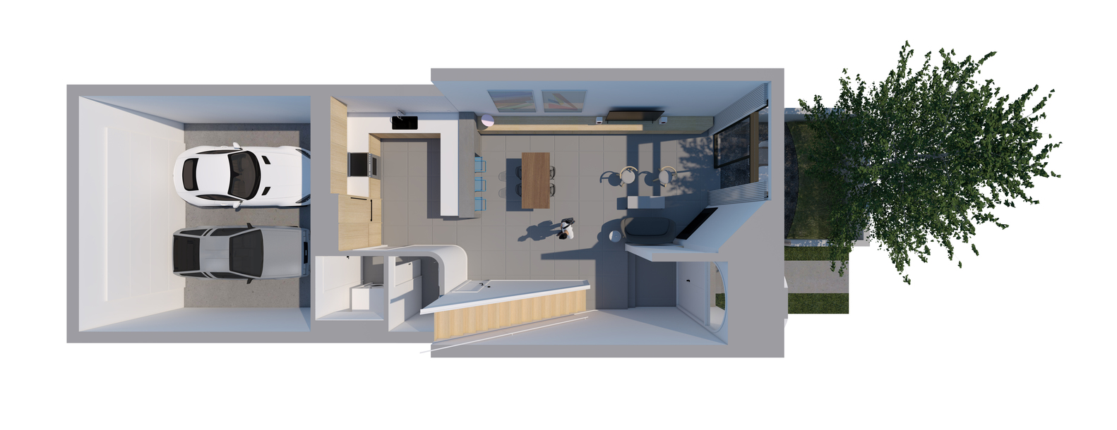 复古与当代的完美融合——Throckmorton 联排别墅翻新-46