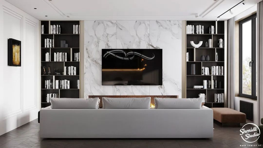 轻奢高级灰公寓丨俄罗斯设计工作室 Gennady Shmidt-22