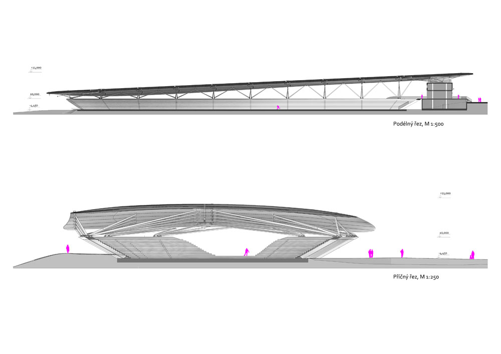 Zastřešení zimního stadionu, ostrov Štvanice | Klára Švecová-23