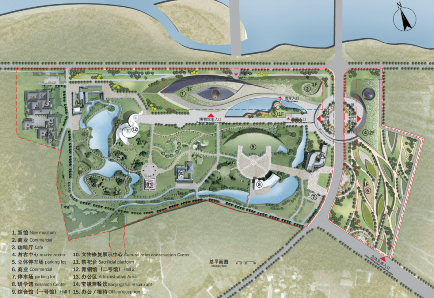 三星堆古蜀文化遗址博物馆及附属设施工程丨中国四川丨NEXT architects+哈尔滨工业大学建筑设计研究院-30