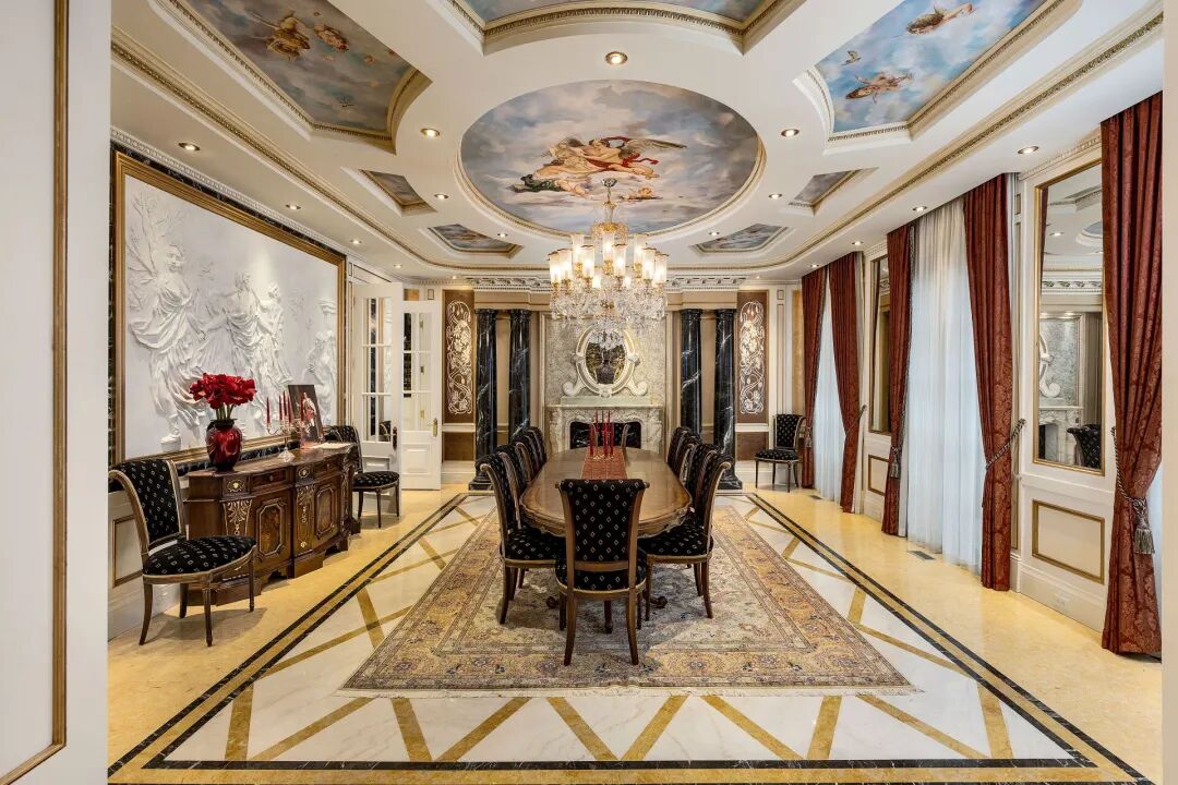 多伦多顶级法式庄园：16间浴室的艺术殿堂，奢享西斯廷穹顶下的玫瑰人生-11