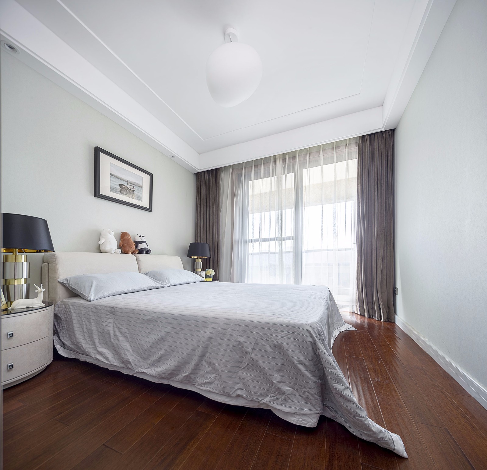 138㎡现代风格住宅——沐浴阳光  朗众设计-18