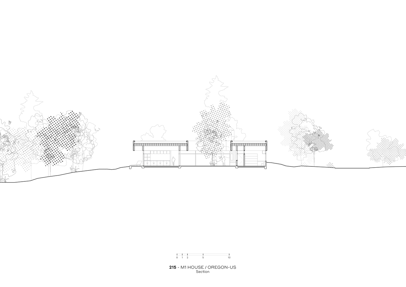 美式环保山居 · M1 House 的木质“浮动”屋顶设计丨美国本德丨FRPO Rodriguez & Oriol-19