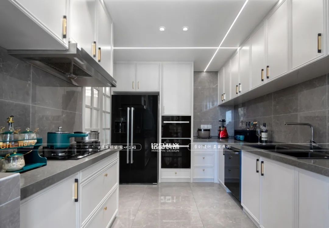 钱塘江畔意式轻奢江景房丨铭品装饰-43