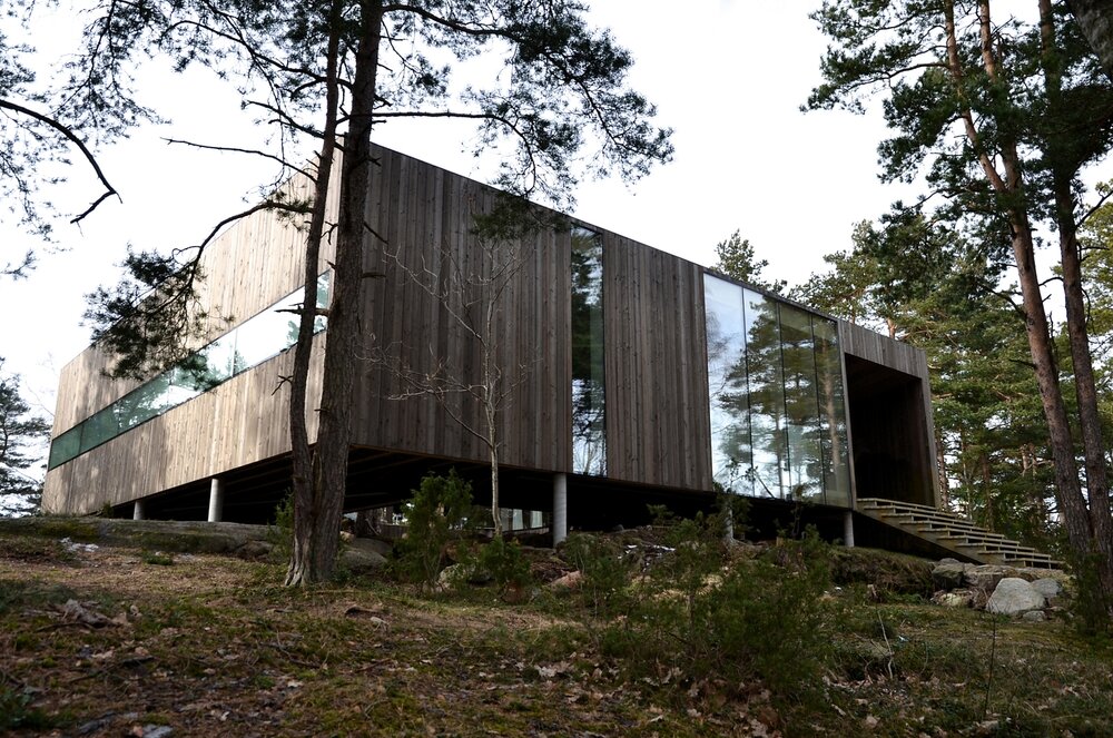 Square House with a Void  Reiulf Ramstad Arkitekter-0