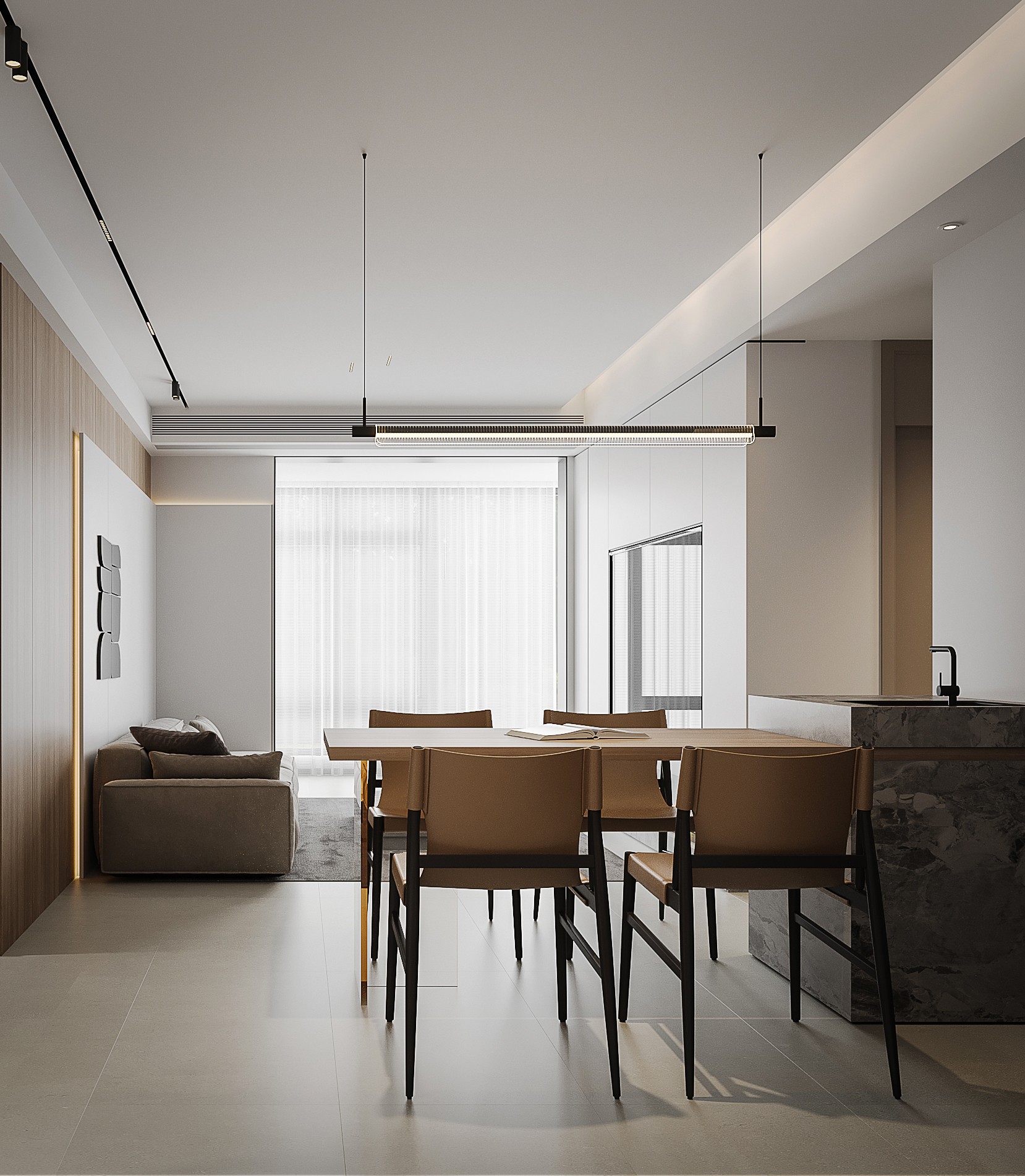 自然美感极简空间 极致简约-3