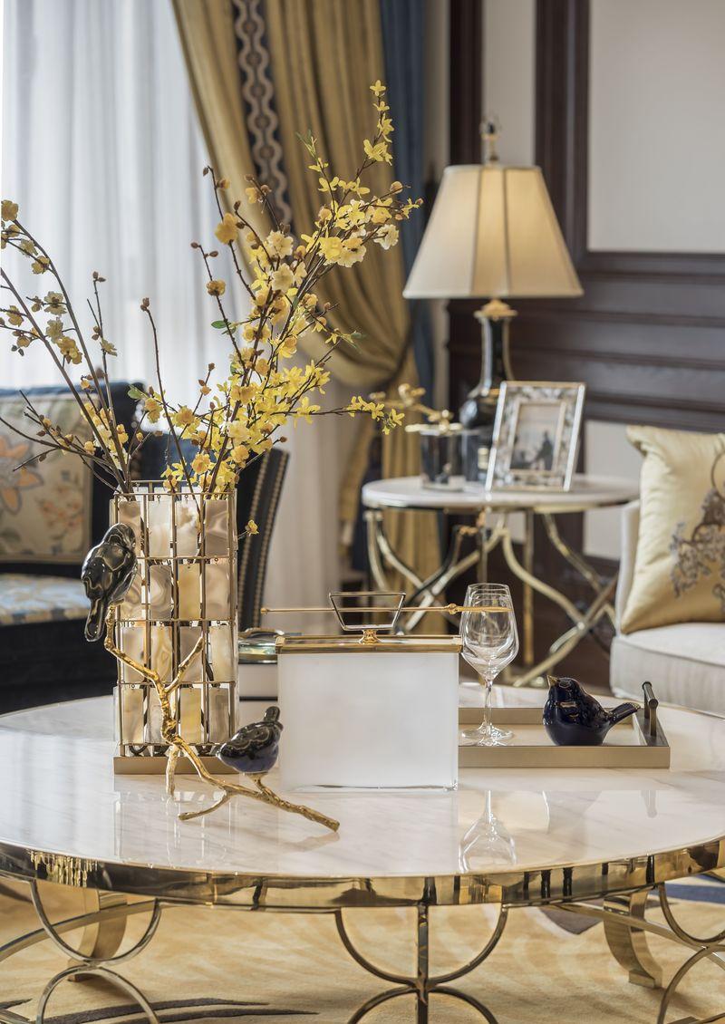 大连恒一集团南山首府500㎡美式风格样板间设计-19