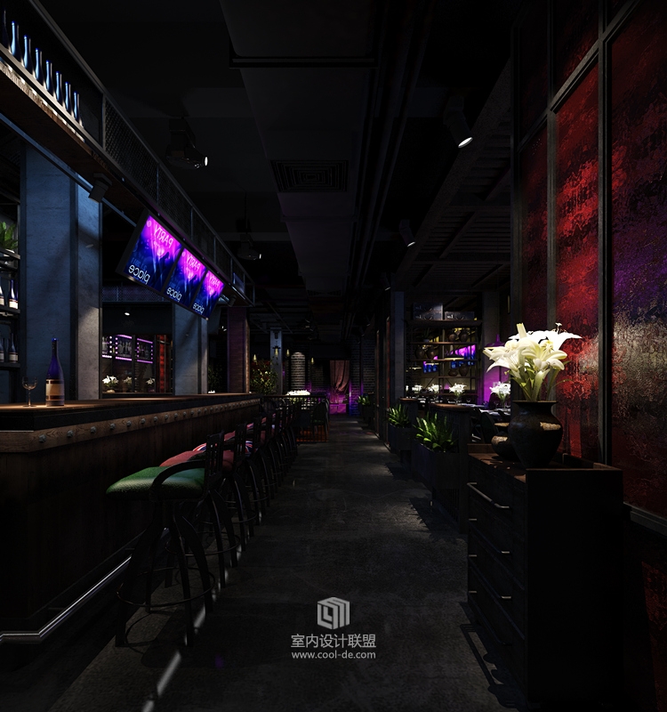 主题餐厅设计-福州揽季月光音乐餐吧主题餐厅设计-17