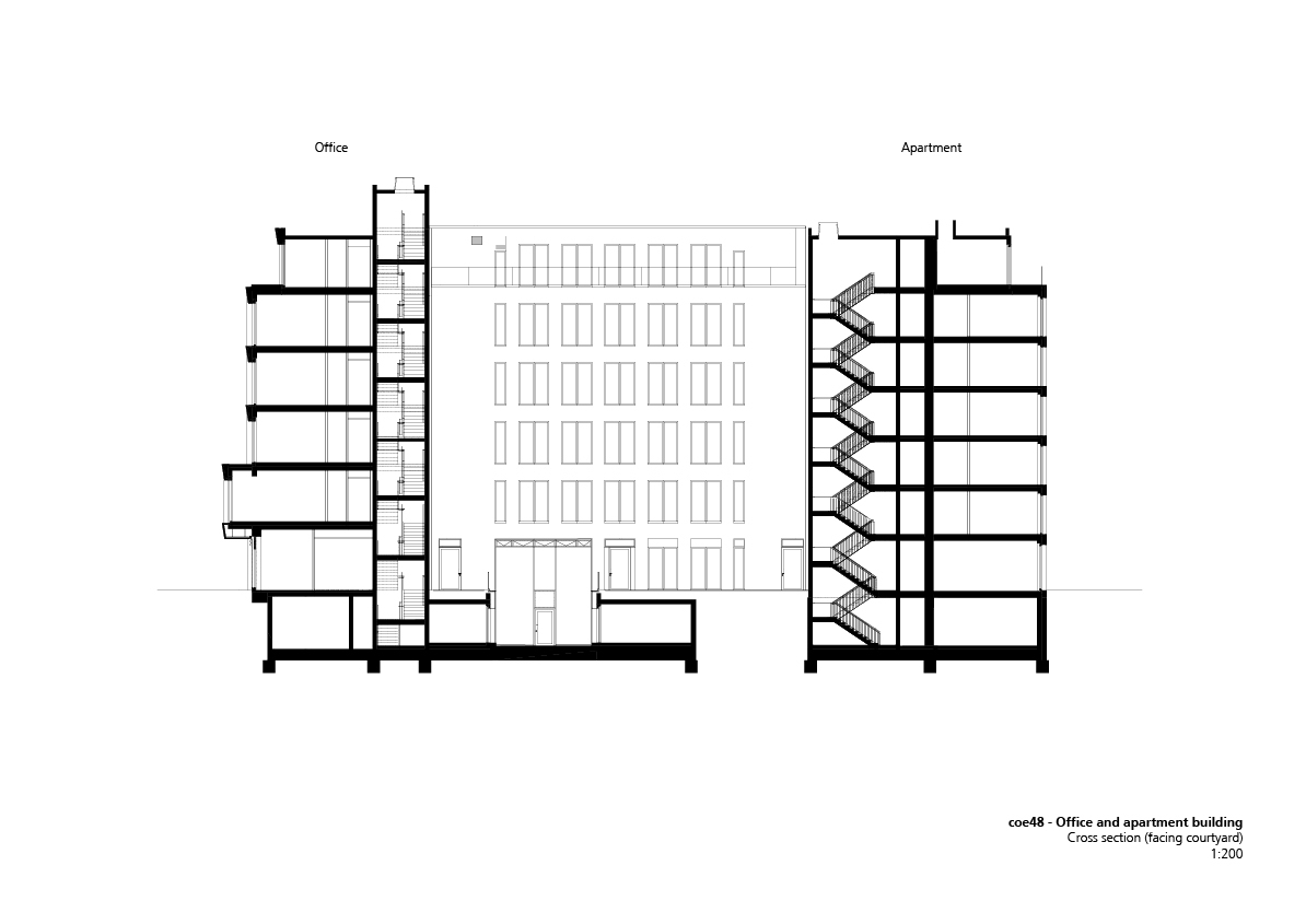 科 48 办公及公寓大楼丨德国柏林丨Tchoban Voss Architekten-22