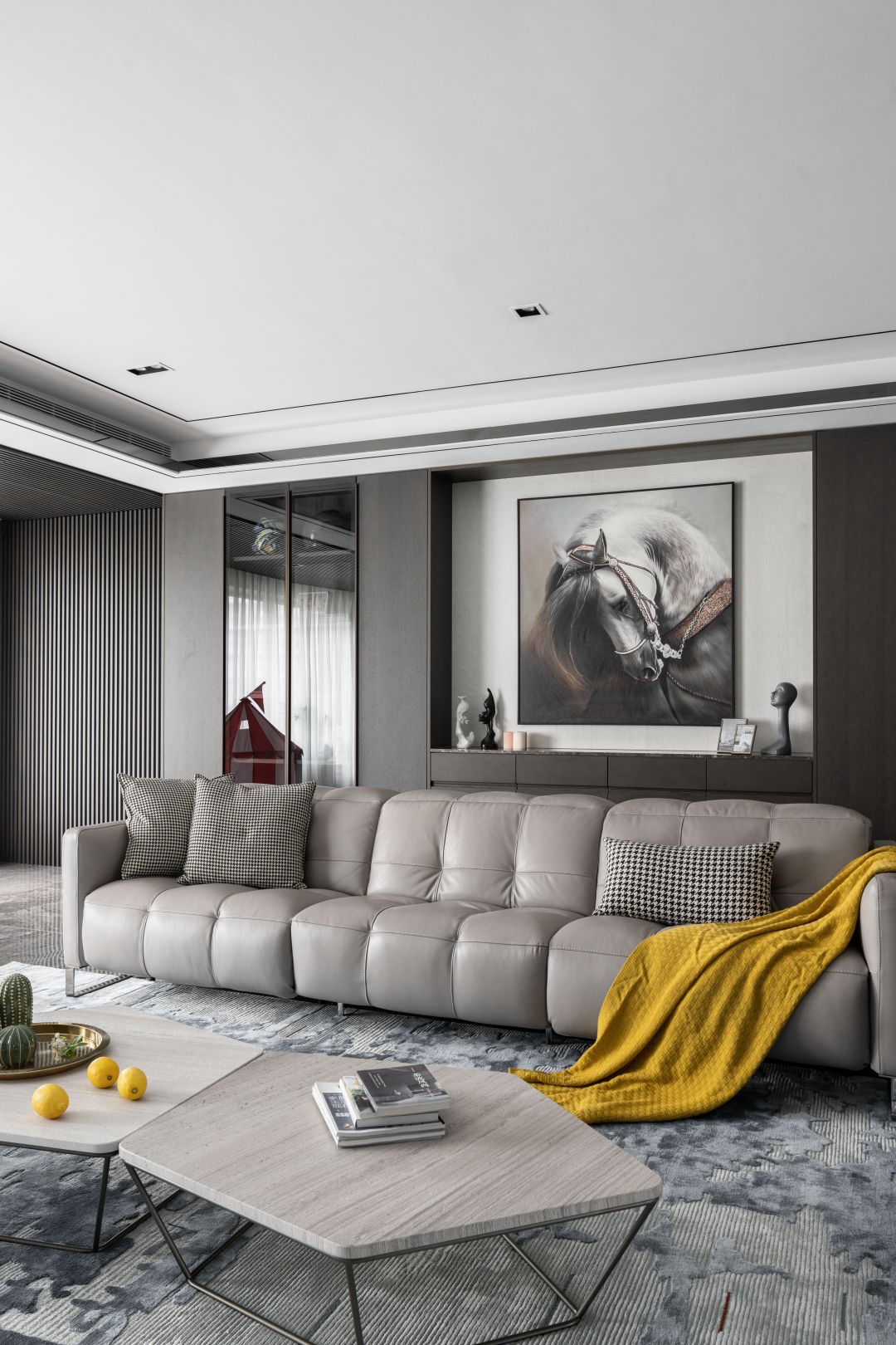 西安莱安逸珲 300 平现代简约之家丨中国西安丨M&J 美之杰-12