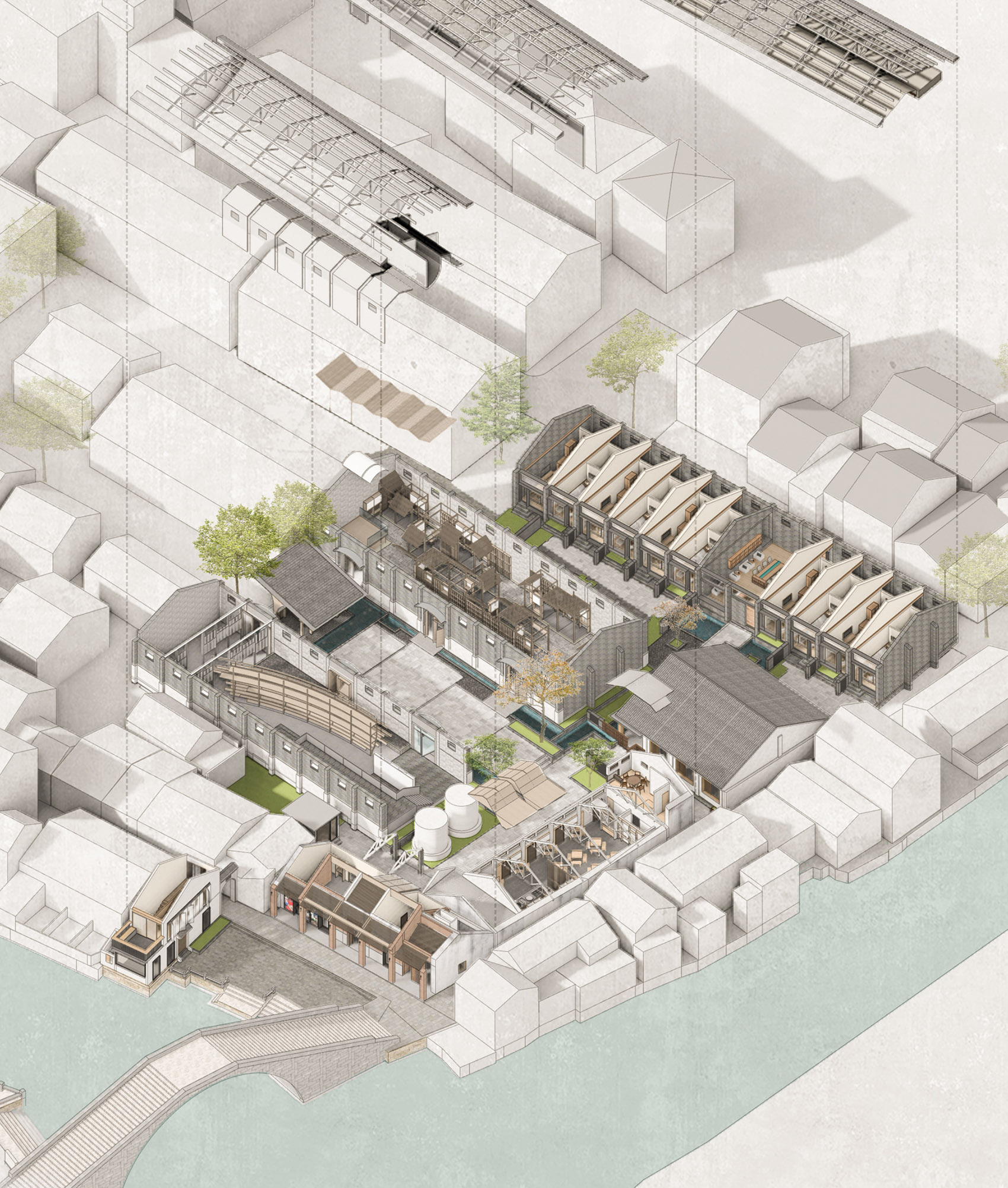 远见文旅平望京杭大集丨中国苏州丨咫间设计-45