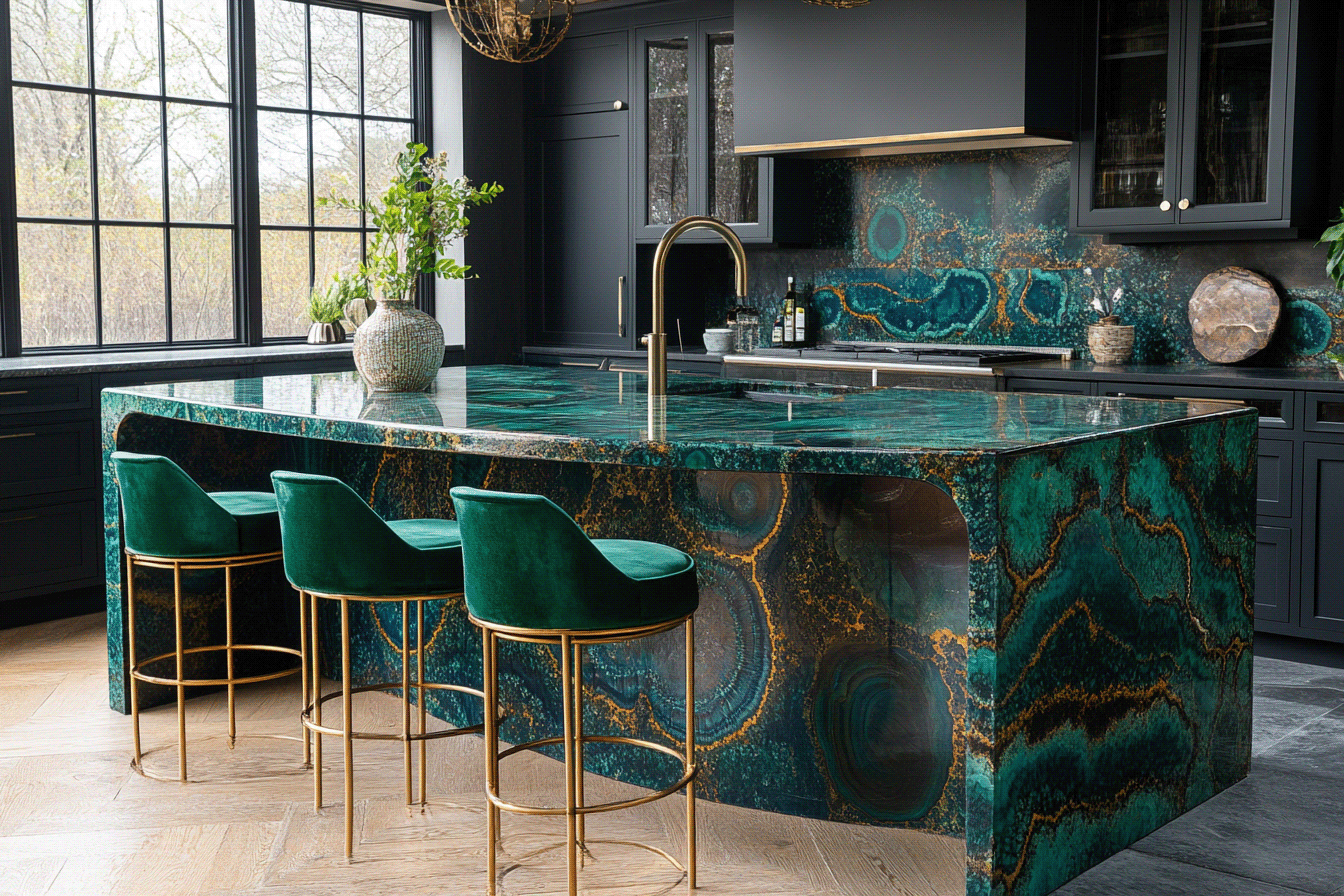 Extraordinary Bespoke Kitchen Islands by AICI-146