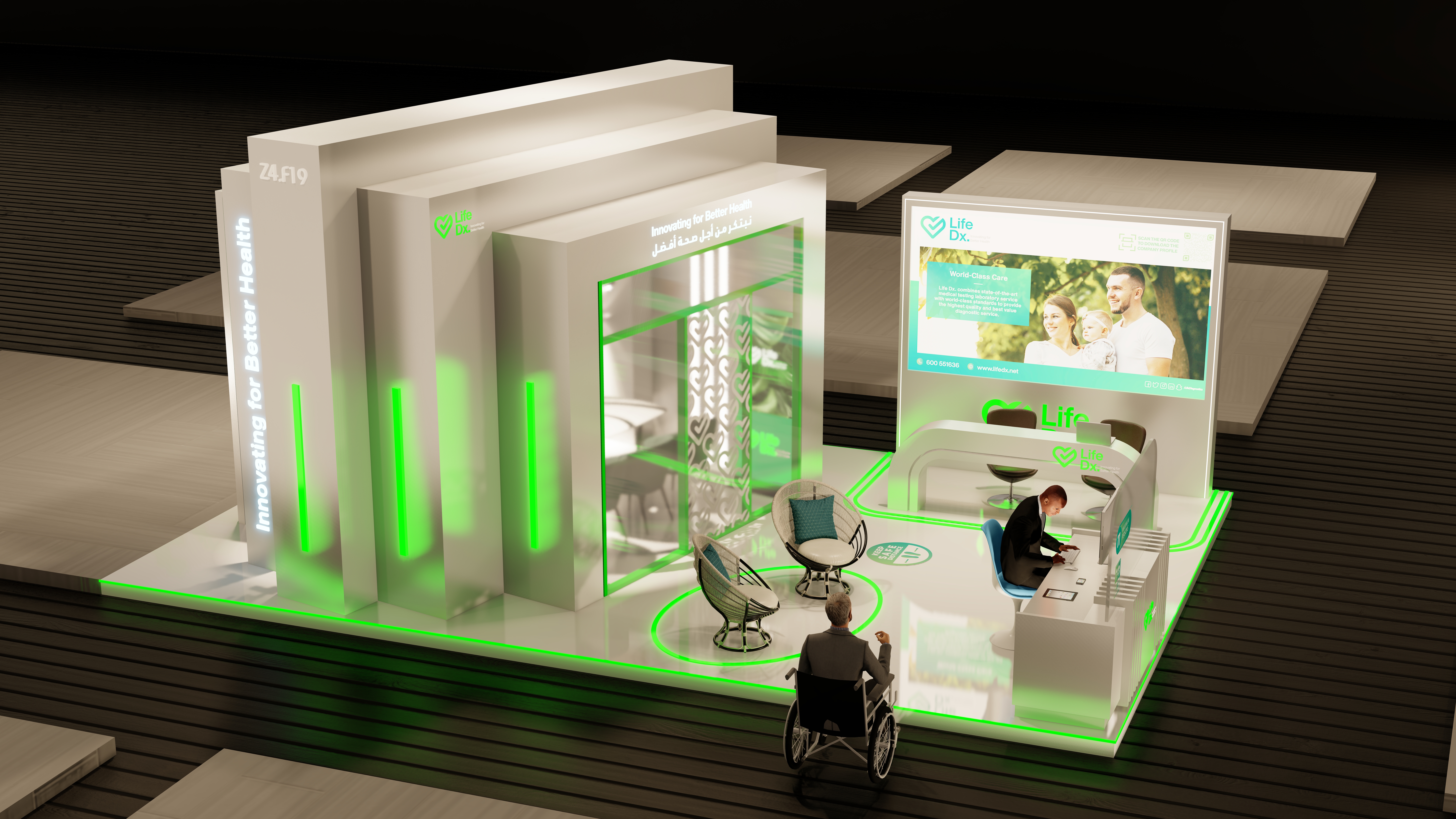 Cityscape Dubai Exhibition 2022 - Life DX Booth-11