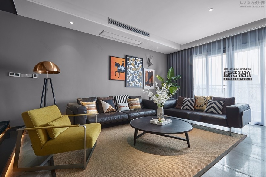 浙江嘉兴240㎡宝石公馆大平层 嘉兴康盛装饰-4