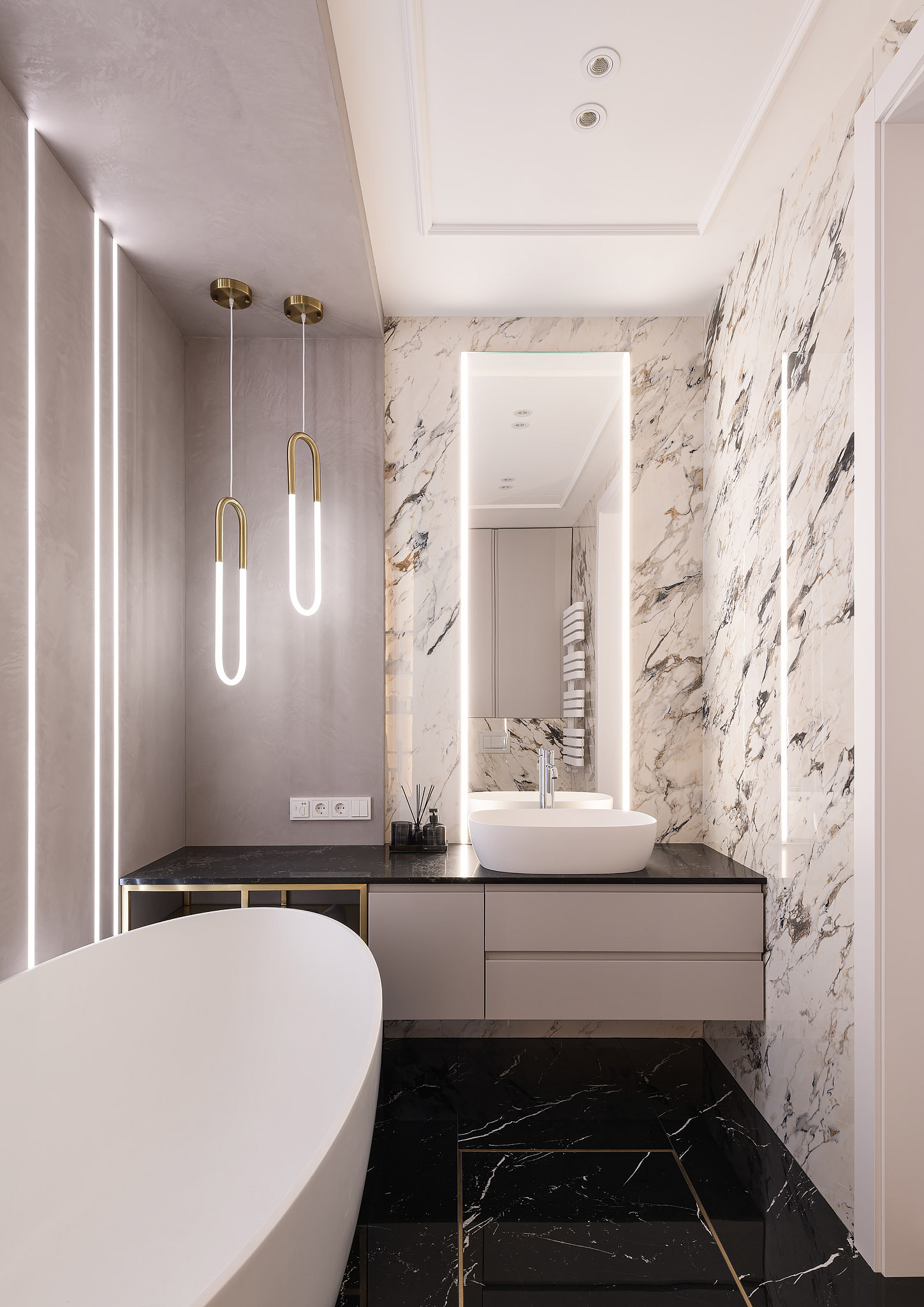 TETRIS·Grey Emerald 公寓丨乌克兰基辅丨S+O architects-36