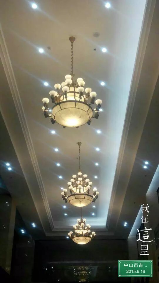 内蒙古鄂尔多斯市法院大堂工程灯具案例-7