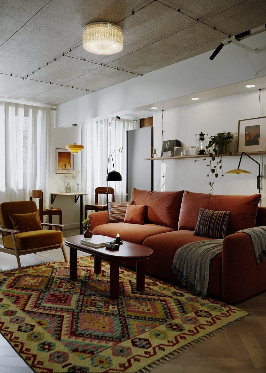 公寓可视化设计丨工作室KNOT-6