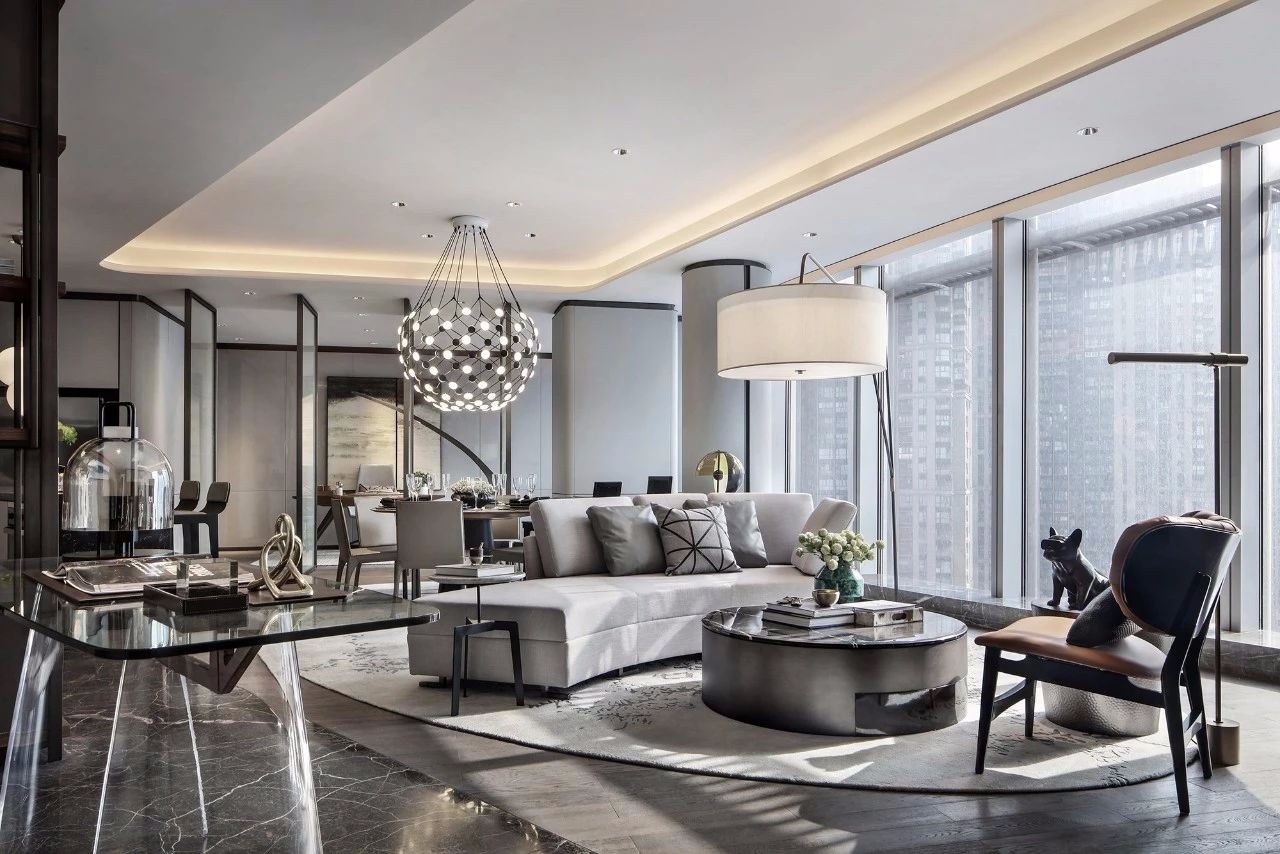 武汉绿地中心「云端总裁公馆」——古典与现代的完美融合-14