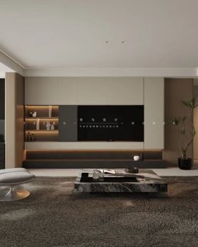 中海御湖210㎡意式大平层丨王海设计团队