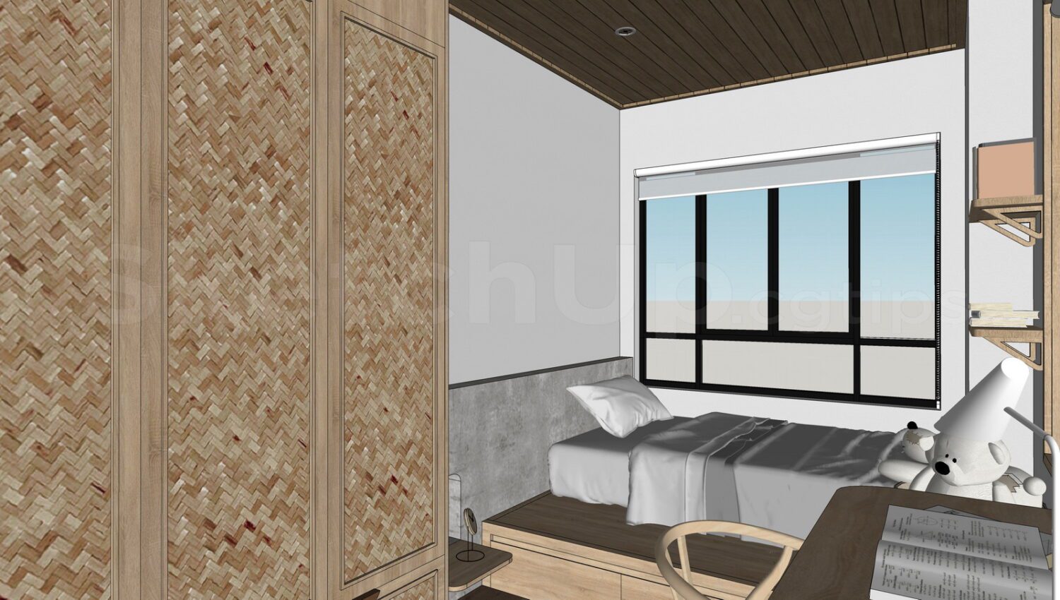 Sketchup公寓模型丨Compa Academy-8