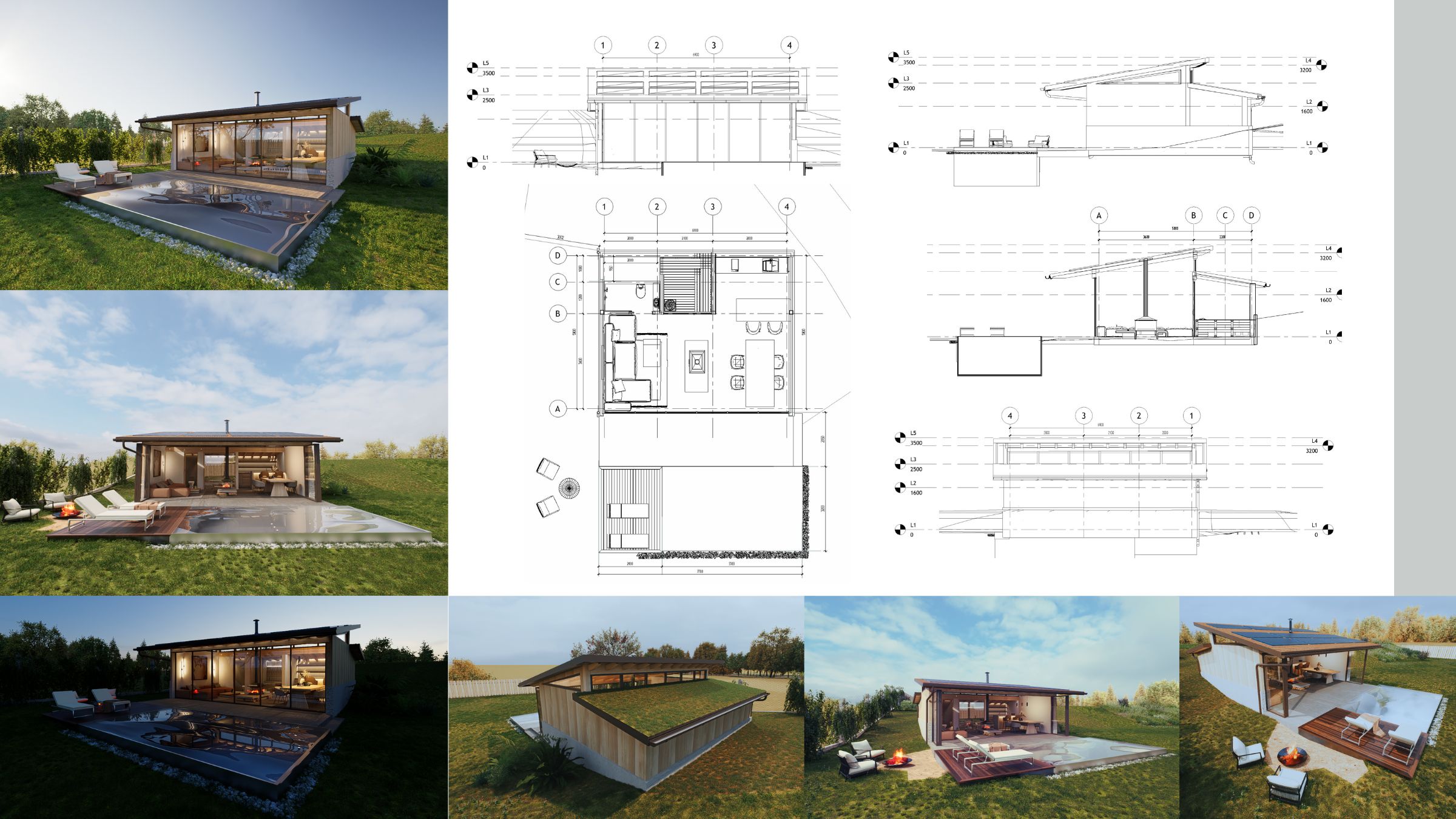 40 m² Relax House | Minimal Wooden Retreat-49