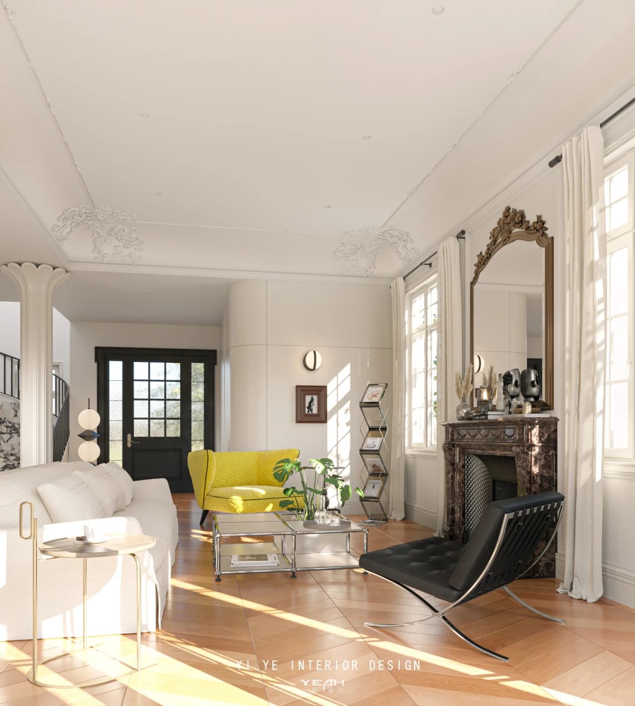 银丽高尔夫 550m² 法式丨一野设计-5