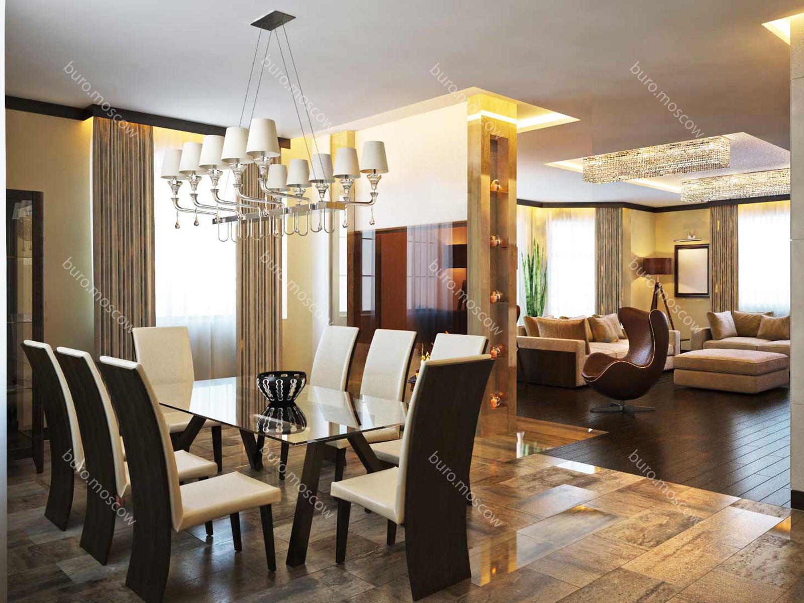 莫斯科州家庭别墅室内设计项目丨俄罗斯莫斯科-1