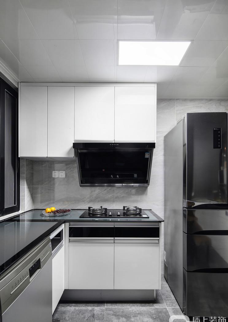 新中式蓝调空间-13