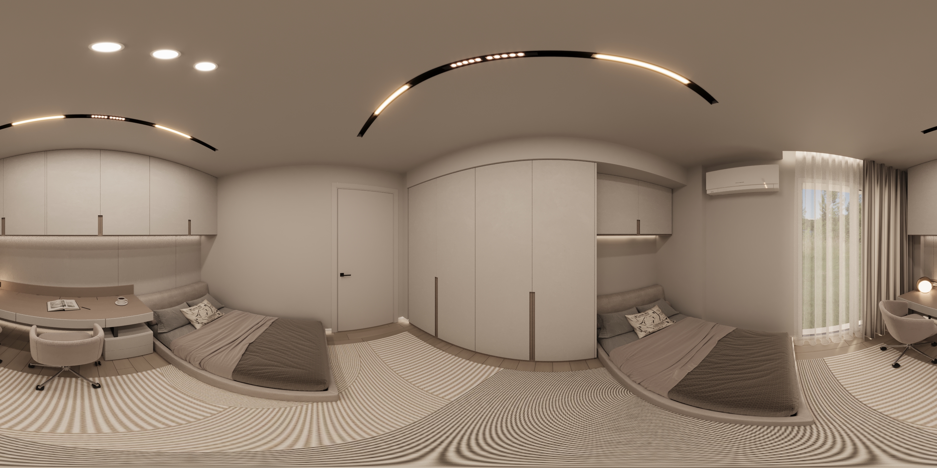 儿童卧室·简约风格丨Archt. Renad Ahmed-14