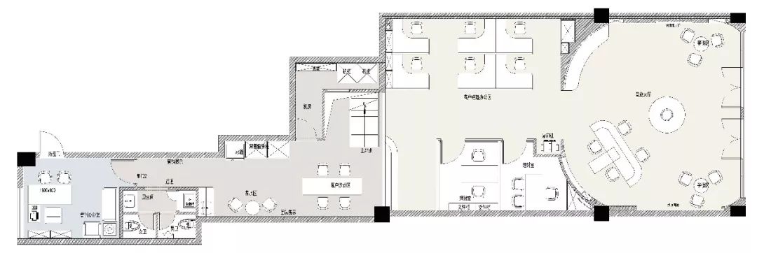 中国银河证券办公空间 | 灵动流线,优雅写意-17