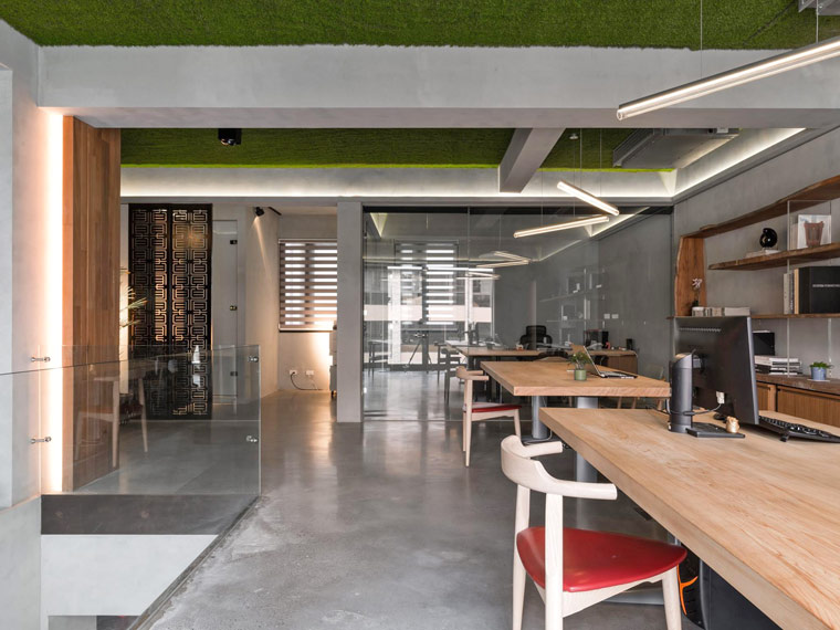 台中 30 年老屋蜕变为自然舒适的办公住宅空间-23