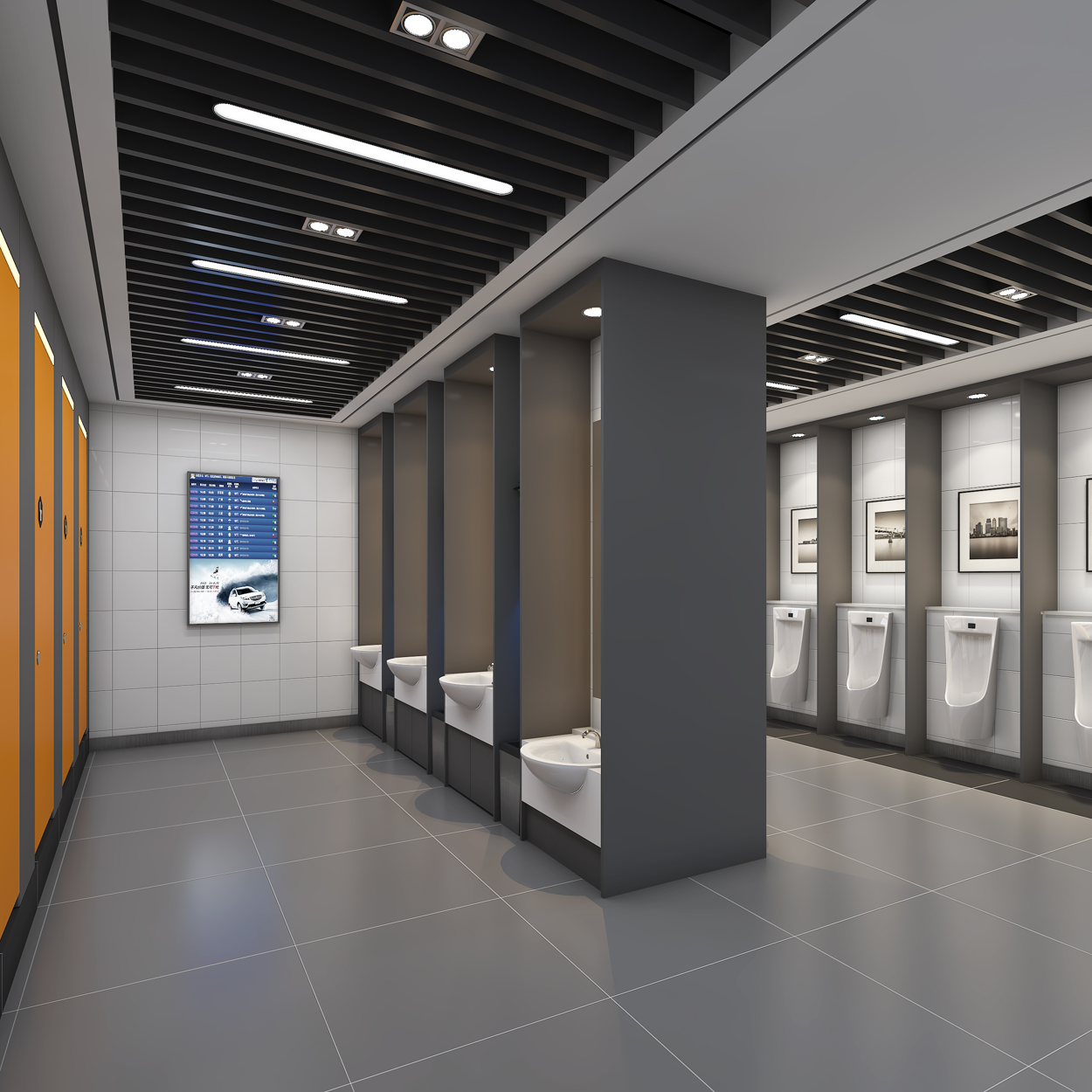 内蒙古呼和浩特白塔机场卫生间文化氛围营造升级-2