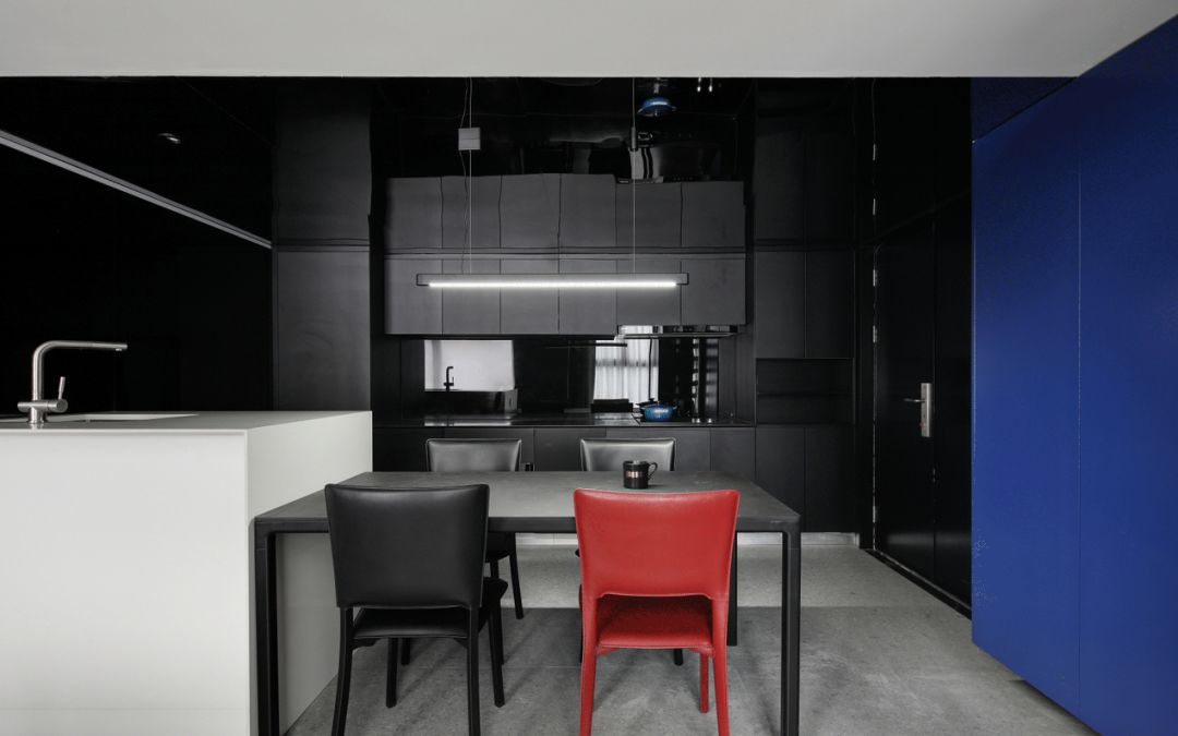 迷你 Loft 的时尚魔力 | 悬挑楼梯、电视隐身、楼梯悬浮-50