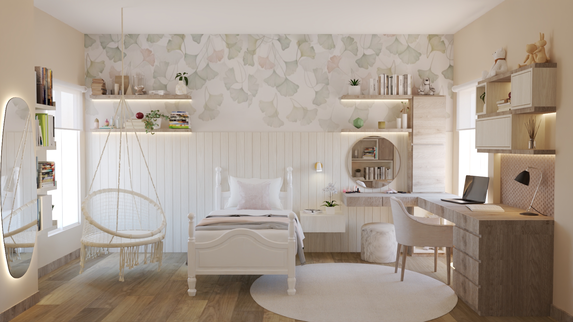 卧室·颜色与木材丨DOBLEALTURA ARQUITECTOS-13