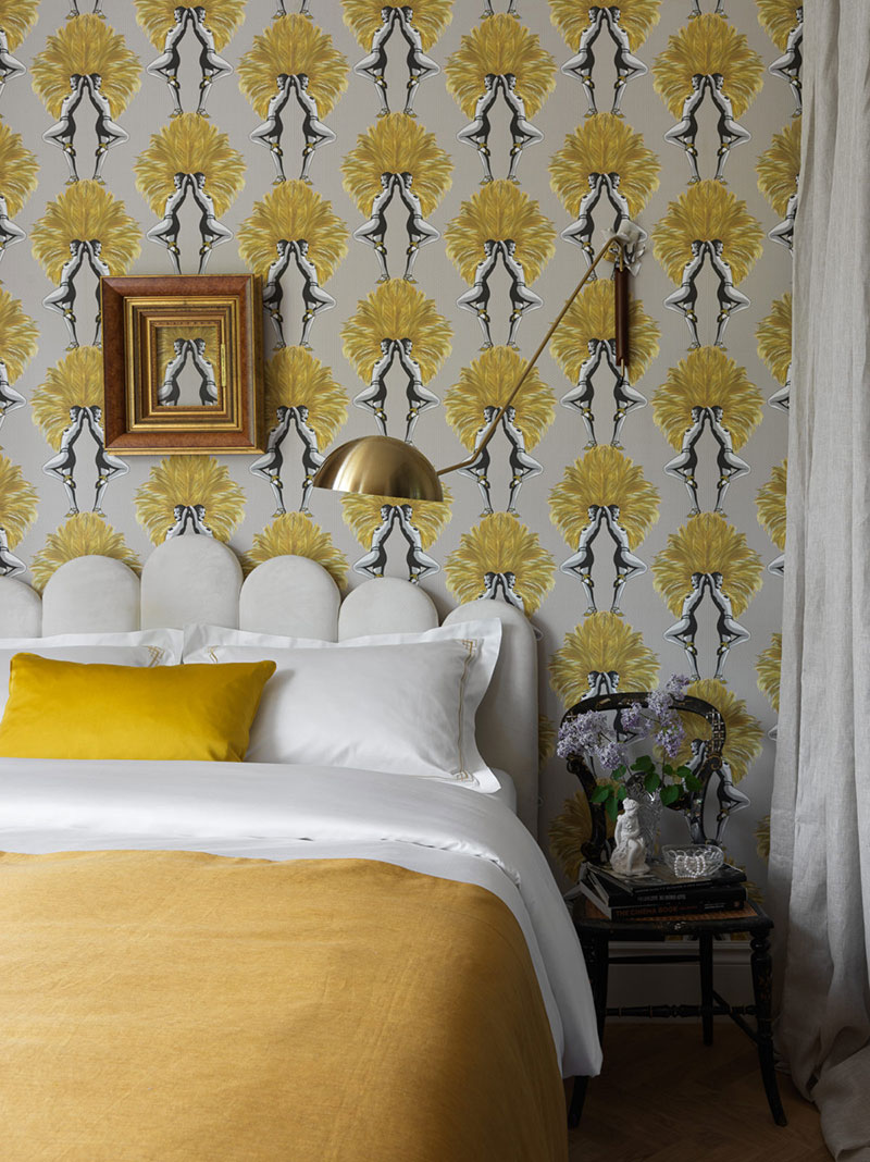 莫斯科中心斯大林建筑中女演员的复古公寓-15