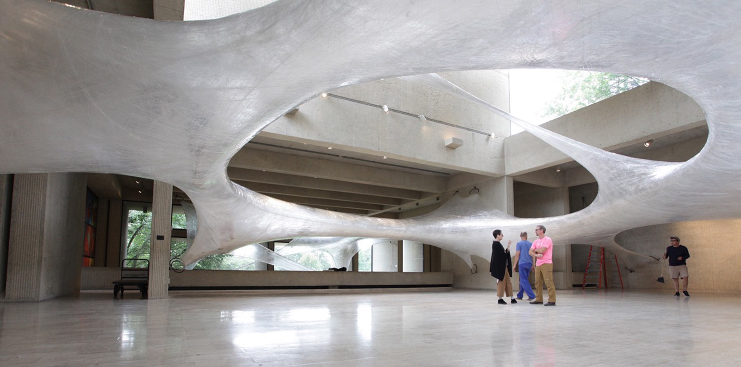 美国 Des Moines 艺术中心胶带装置——现代建筑与艺术的完美融合-6