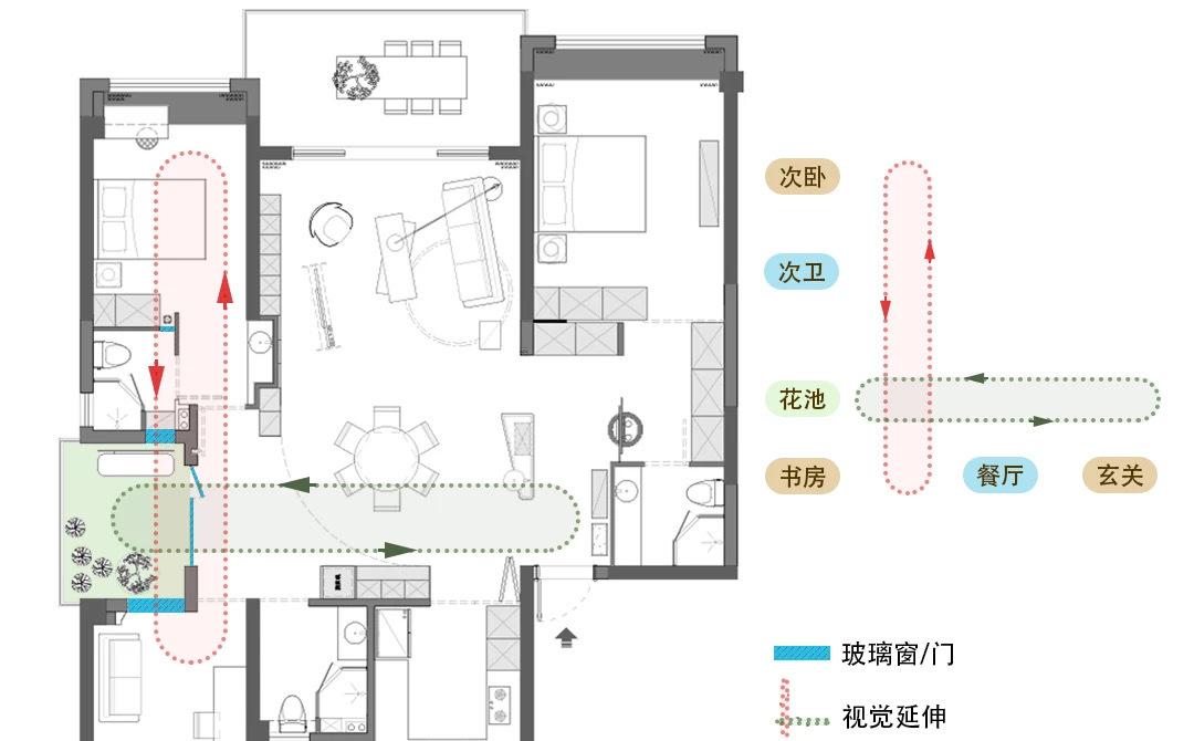 148㎡中古风平层-29