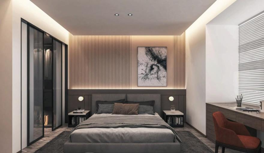 "常在"空间设计 | 深色调中的宜居美学-13