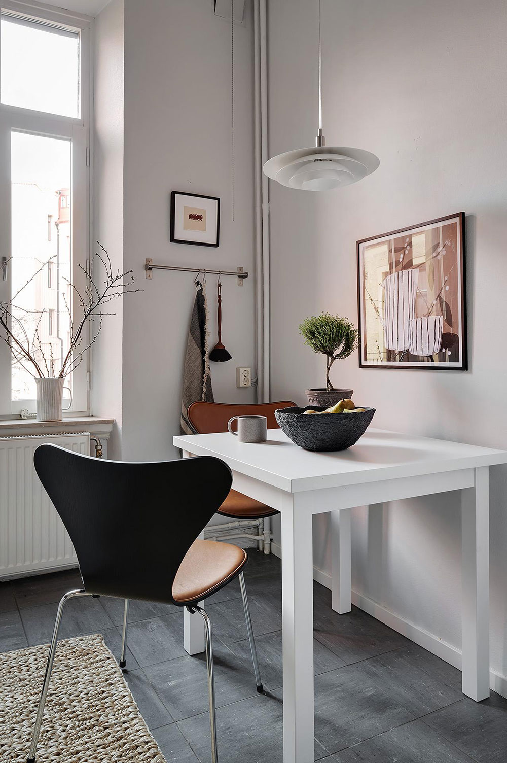 温馨时尚的 80 平米斯堪的纳维亚风格公寓-14