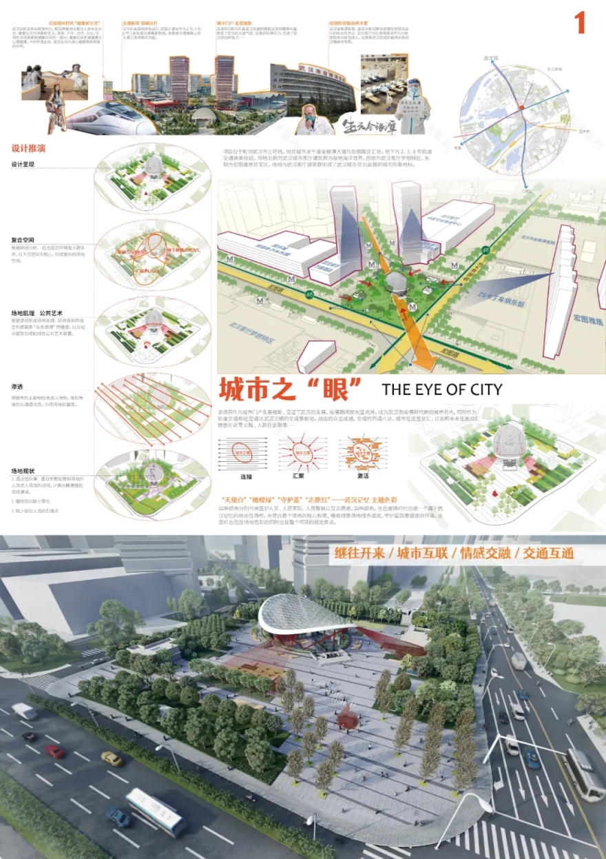 第二期武汉城市口袋公园创意方案《城市之眼》丨中国武汉丨奥雅设计-6