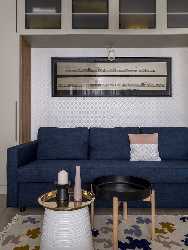 莫斯科 32 平米智能小公寓,空间利用典范-4