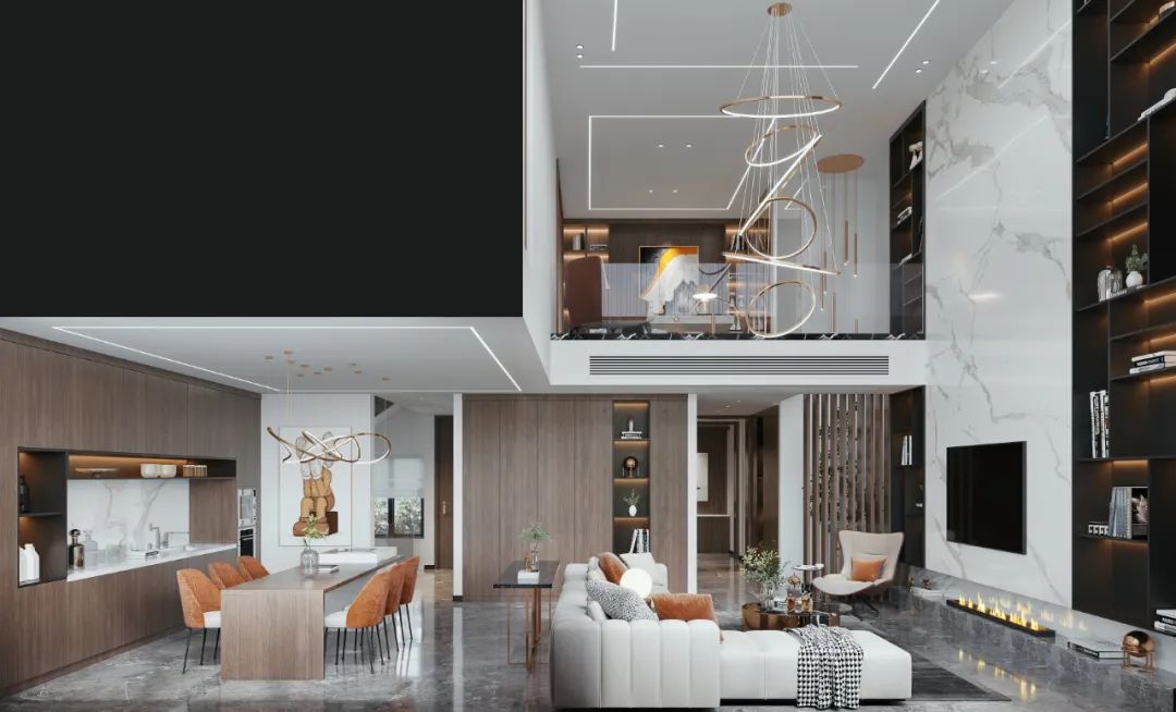 《意美•拾光》 | 极简轻奢,咖色系的四口之家-28