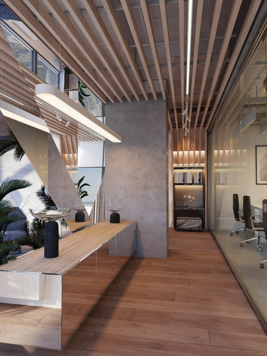 莫斯科城市当代办公室设计丨俄罗斯莫斯科丨ANDREW PORVATOV | TADA DESIGN-11