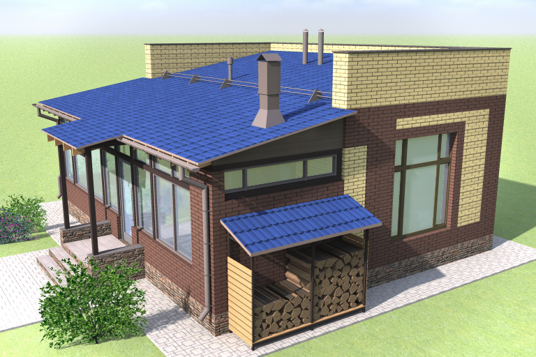 现代带露台桑拿房项目丨俄罗斯新西伯利亚-23