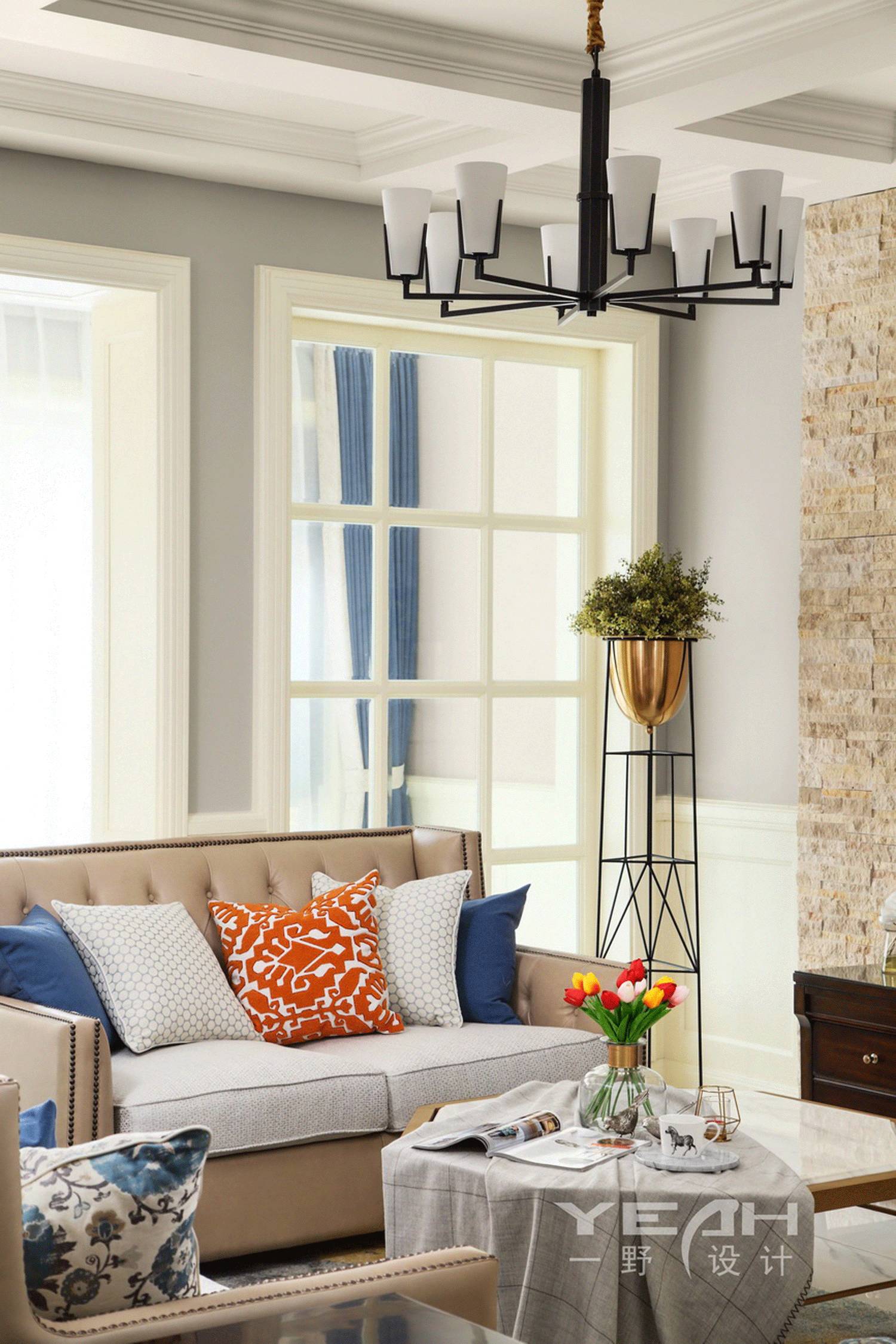 现代园墅的优雅复古空间艺术-36