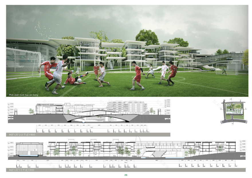 绿色校园设计典范 | 越南 Vinh Phuc 市高级中学-16