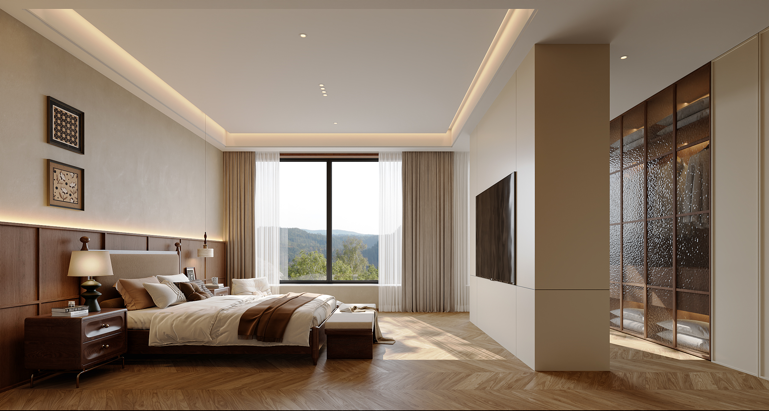 现代原木风效果表现-3